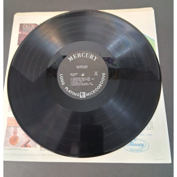Patti Page Golden Hits Vinyl Record MG 20495 VTG 1960 LP High Fidelity MCM VG+ - Picture 3 of 12